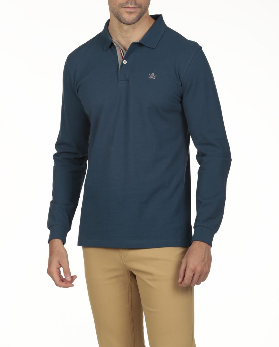 Imagen 0 de Polo hombre basico manga larga