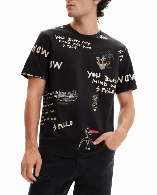 Imagen 0 de Camiseta manga corta textos de hombre
