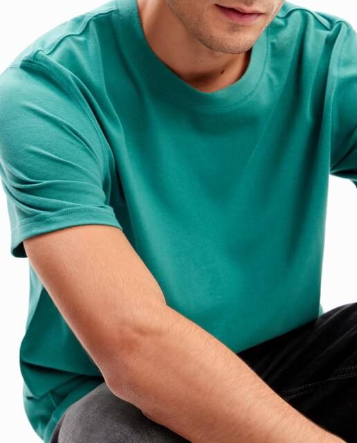 Imagen 0 de Camiseta lisa costuras de hombre