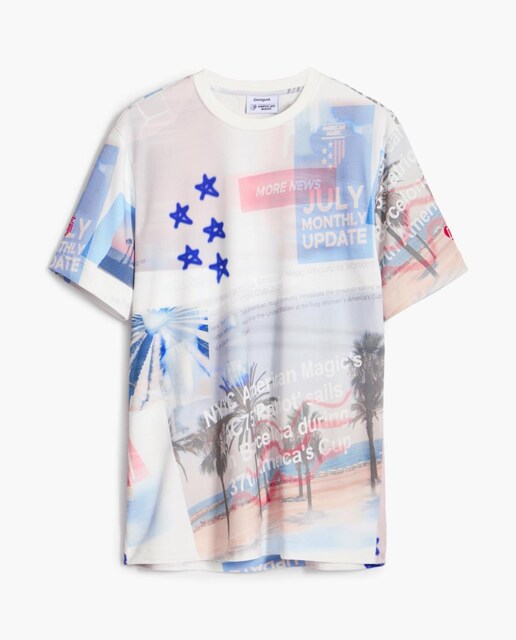 Imagen 0 de Camiseta estampada American Magic de hombre