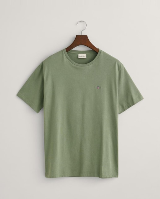 Imagen 0 de Camiseta de hombre de algodón con logo bordado y manga corta.