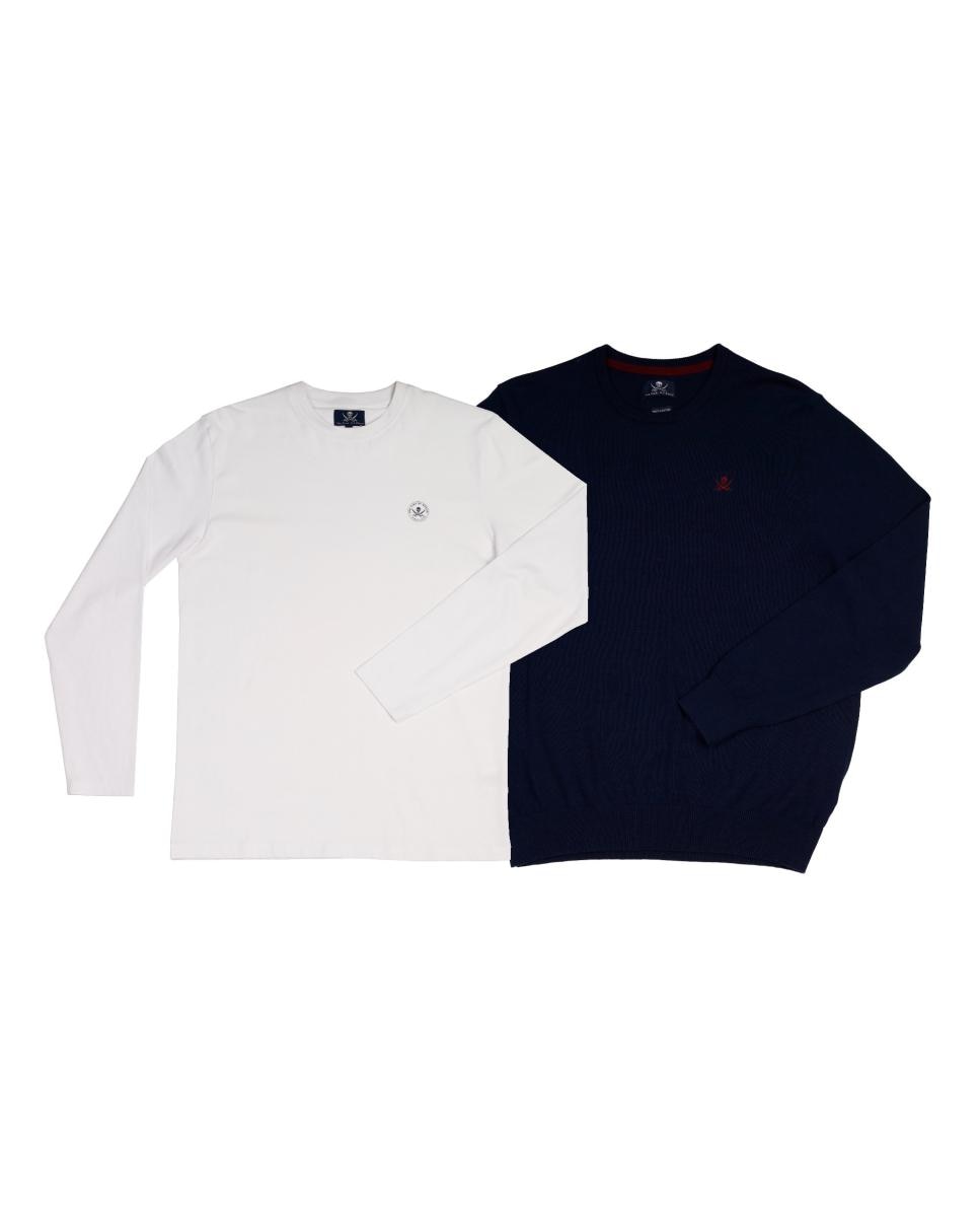 Imagen 0 de Pack hombre camiseta logo + jersey caja manga larga