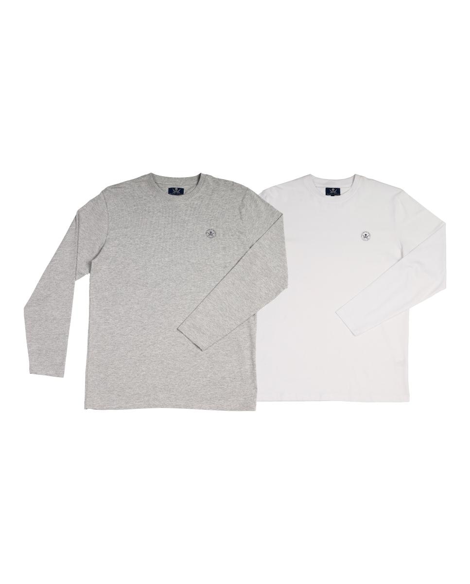 Imagen 0 de Pack hombre 2 camisetas logo manga larga