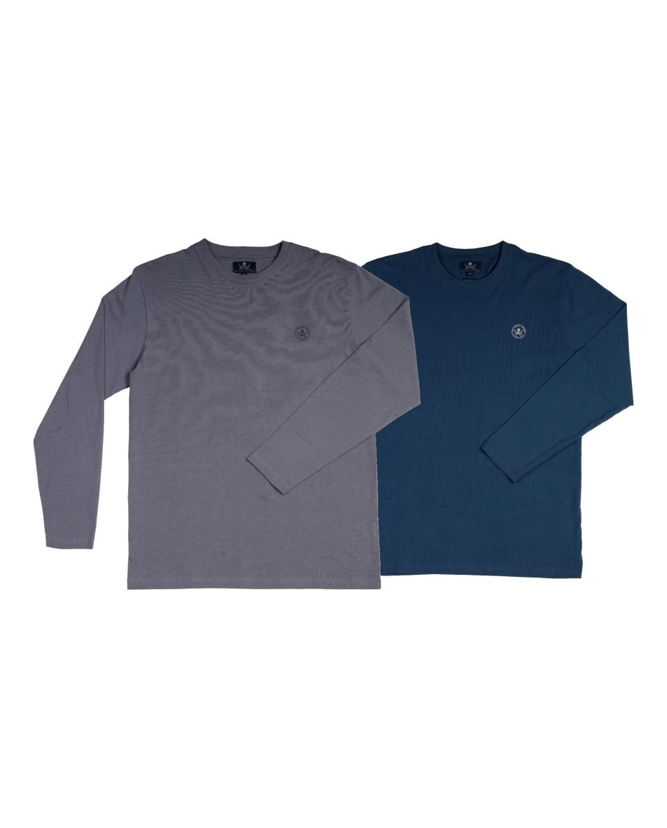 Imagen 0 de Pack hombre 2 camisetas logo manga larga