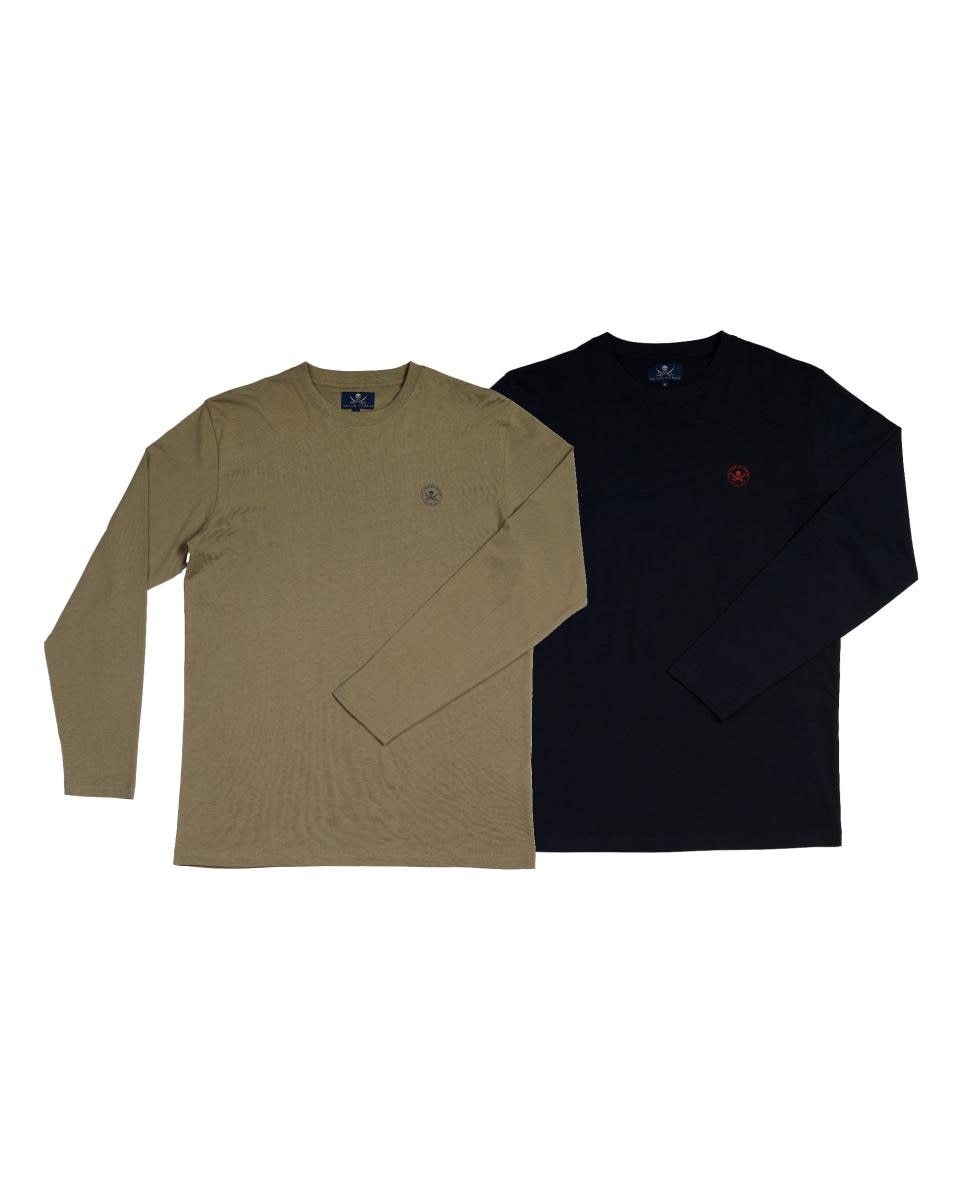 Imagen 0 de Pack hombre 2 camisetas logo manga larga