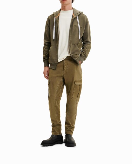 Imagen 0 de Sudadera capucha cremallera de hombre