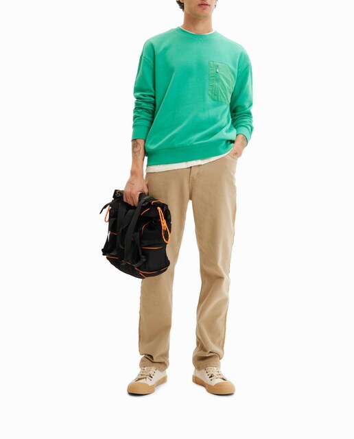 Imagen 0 de Sudadera bolsillo cremallera de hombre