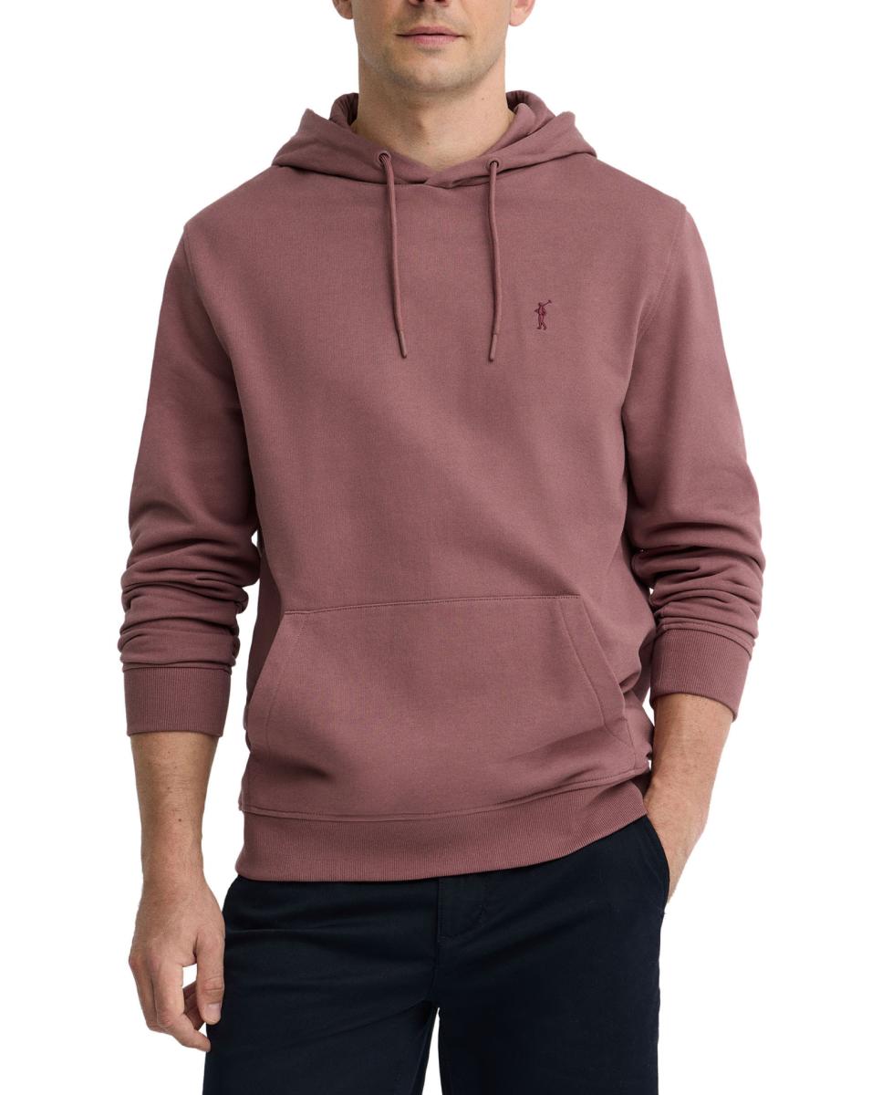 Imagen 0 de Sudadera con capucha para hombre, de corte regular y diseño sencillo con bolsillo central