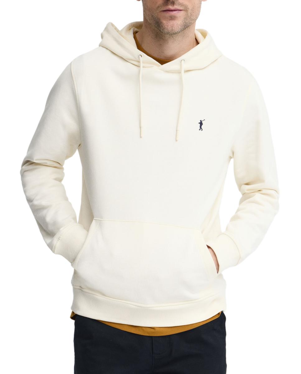 Imagen 0 de Sudadera con capucha para hombre, de corte regular y diseño sencillo con bolsillo central