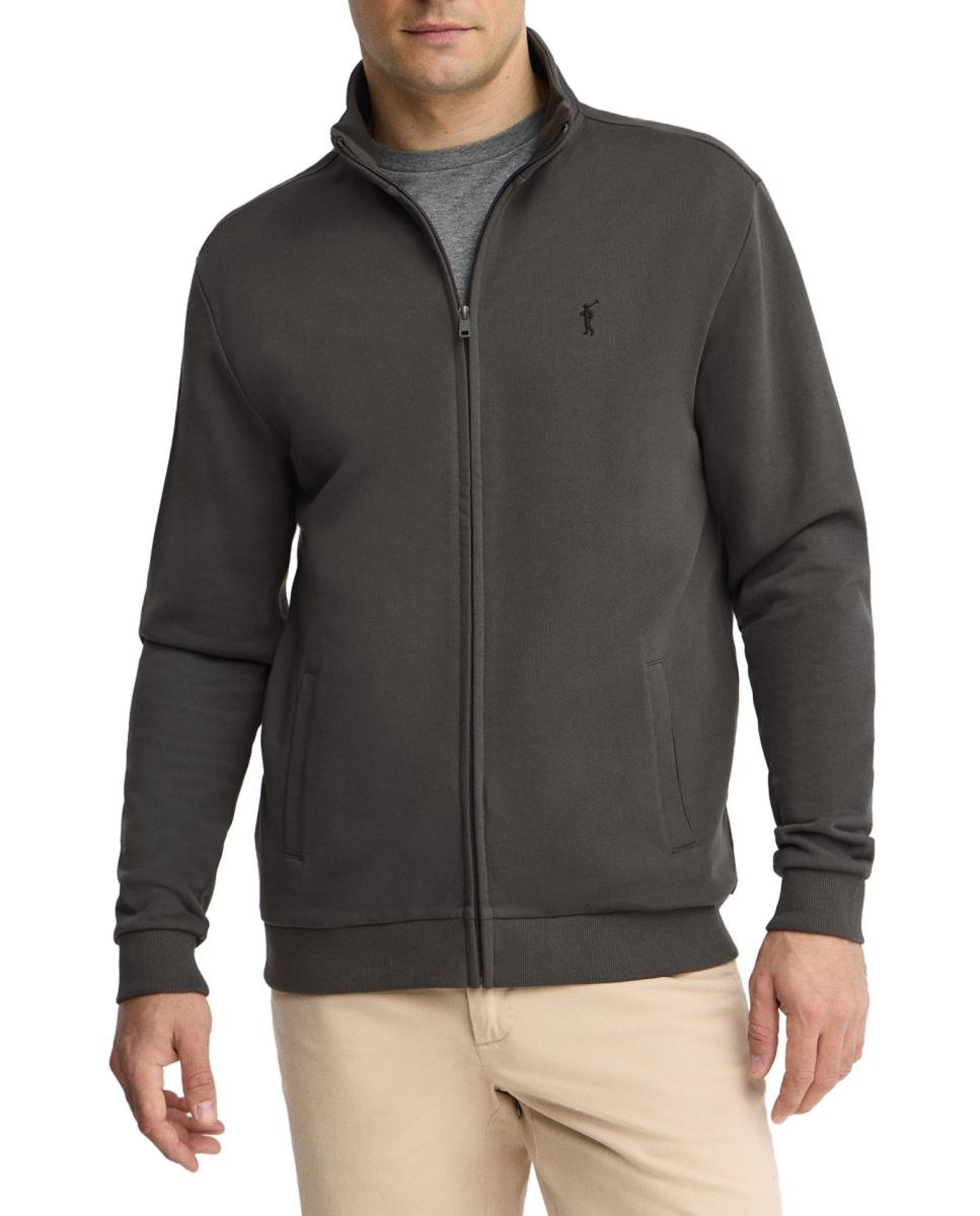 Imagen 0 de Sudadera de hombre con cremallera frontal y cuello alzado