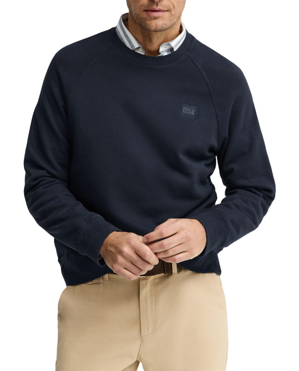 Imagen 0 de Sudadera de hombre con cuello redondo y corte relajado