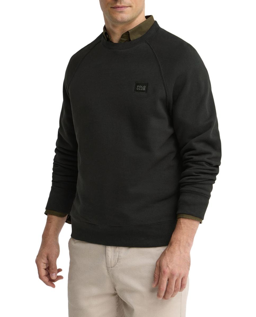 Imagen 0 de Sudadera de hombre con cuello redondo y corte relajado