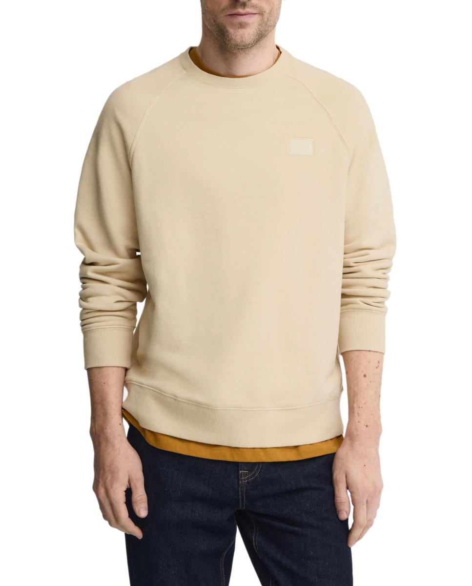 Imagen 0 de Sudadera de hombre con cuello redondo y corte relajado