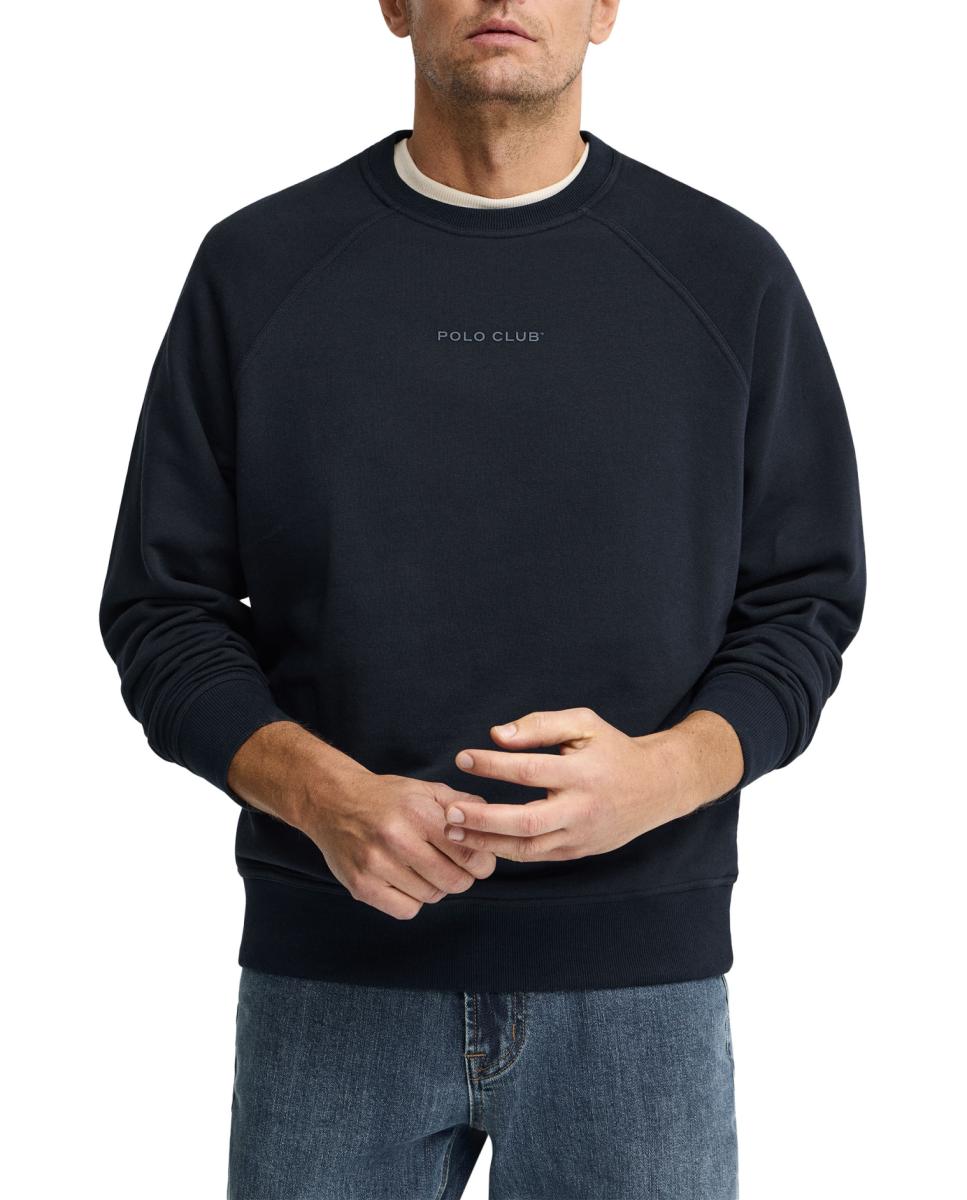 Imagen 0 de Sudadera de hombre de manga larga, cuello redondo y corte relajado