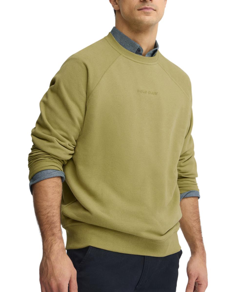 Imagen 0 de Sudadera de hombre de manga larga, cuello redondo y corte relajado