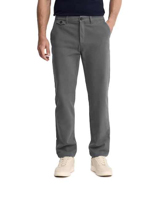 Imagen 0 de Pantalón chino para hombre de corte regular, confeccionado en algodón