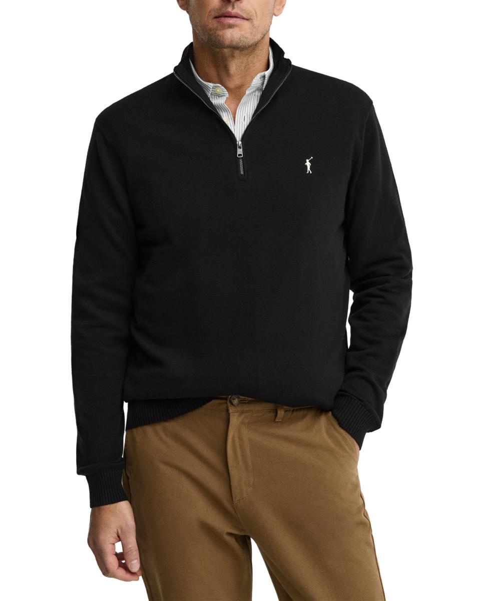 Imagen 0 de Jersey de punto de corte regular, con cuello alto y cremallera
