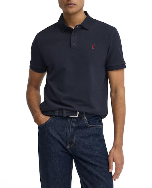Imagen 0 de Polo de hombre de manga corta con corte slim