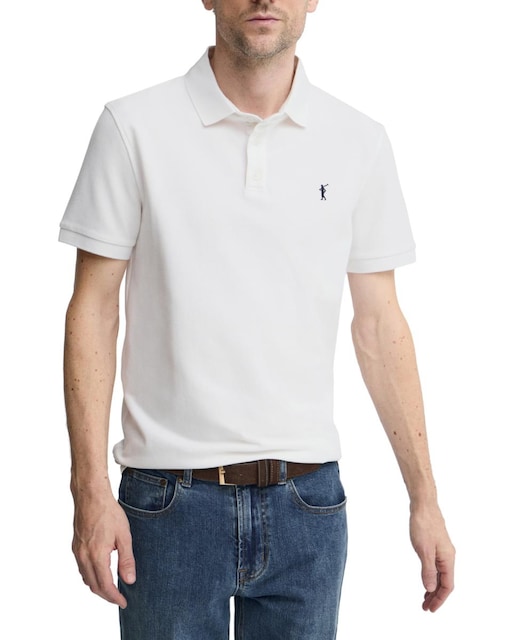 Imagen 0 de Polo de hombre de manga corta con corte slim