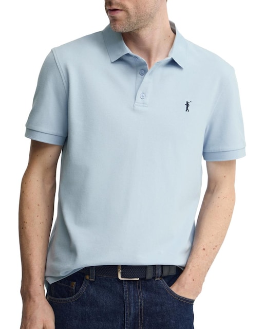 Imagen 0 de Polo de hombre de manga corta con corte slim