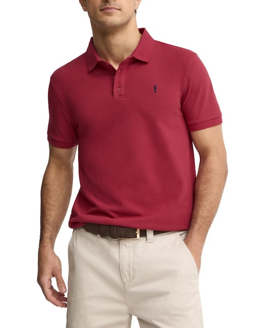 Imagen 0 de Polo de hombre de manga corta con corte slim
