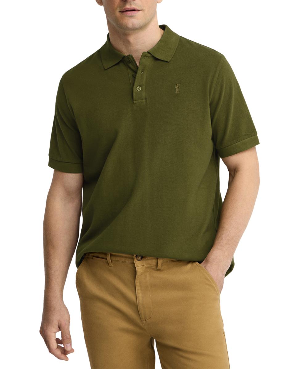 Imagen 0 de Polo de hombre de manga corta y corte recto