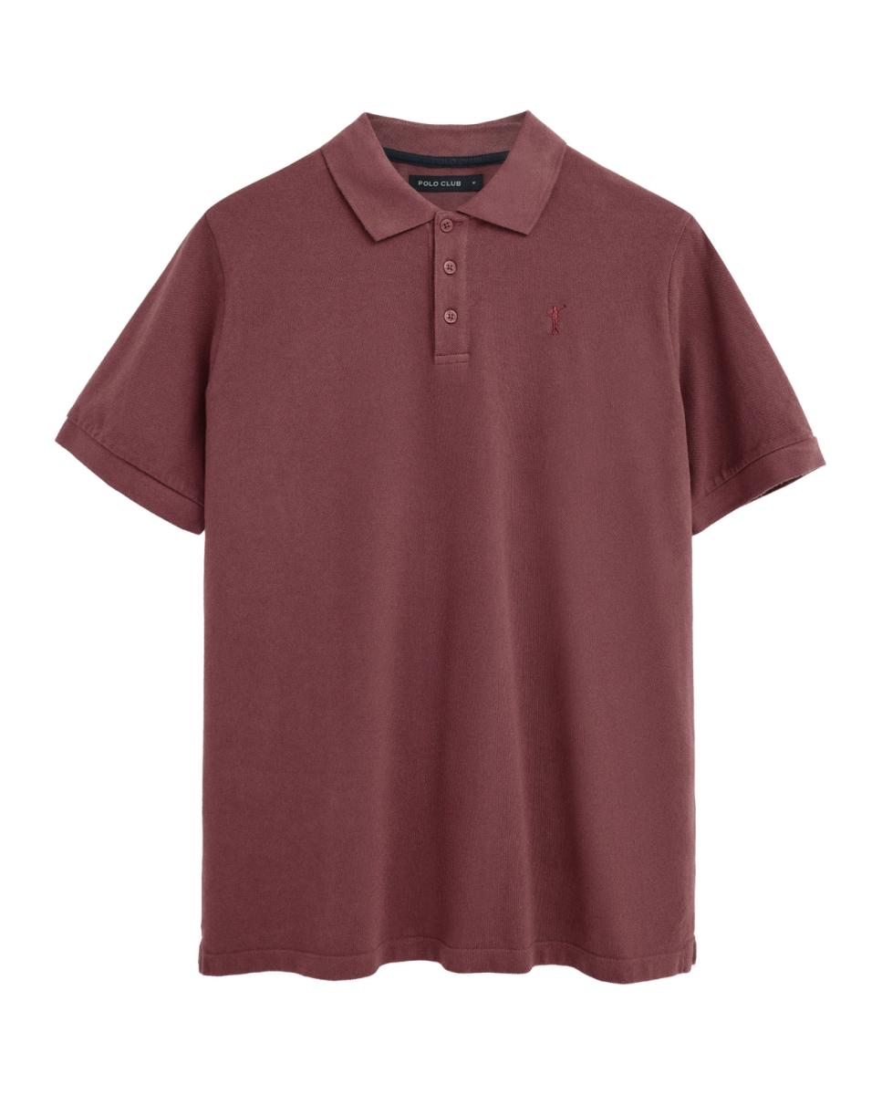 Imagen 0 de Polo de hombre de manga corta y corte recto