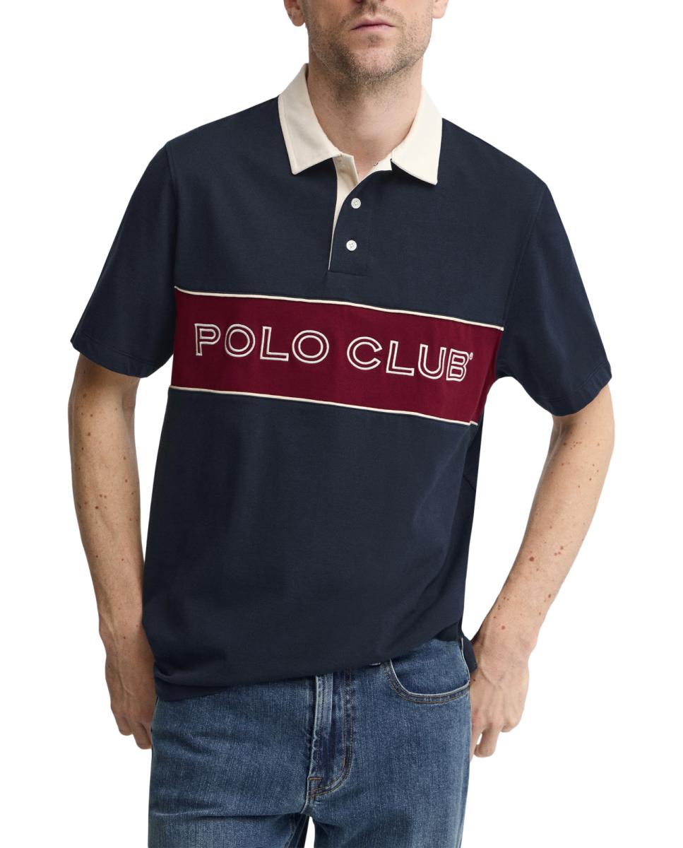 Imagen 0 de Polo de hombre de manga corta y corte holgado, confeccionado en algodón de punto grueso