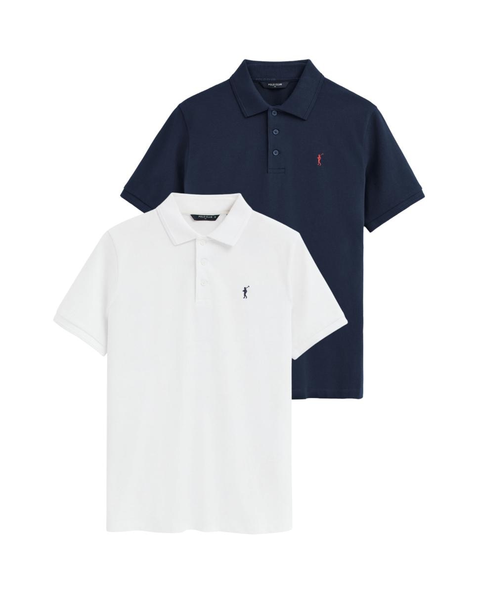 Imagen 0 de Pack de dos polos de hombre de corte recto