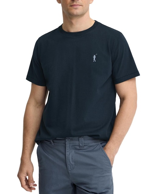 Imagen 0 de Camiseta de hombre de corte regular con cuello redondo y manga corta