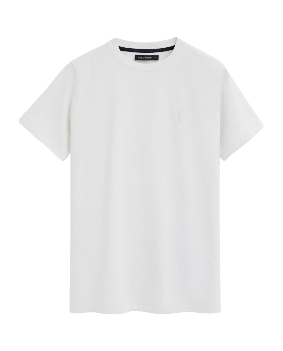Imagen 0 de Camiseta de hombre de corte regular con cuello redondo y manga corta