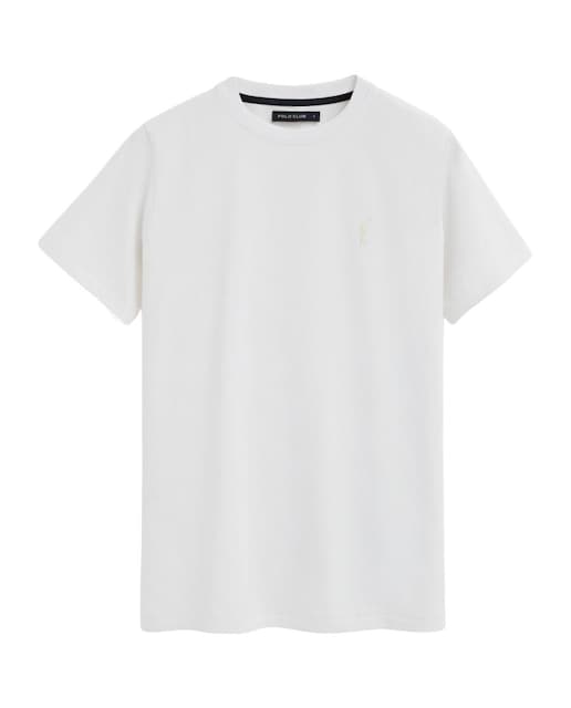 Imagen 0 de Camiseta de hombre de corte regular con cuello redondo y manga corta