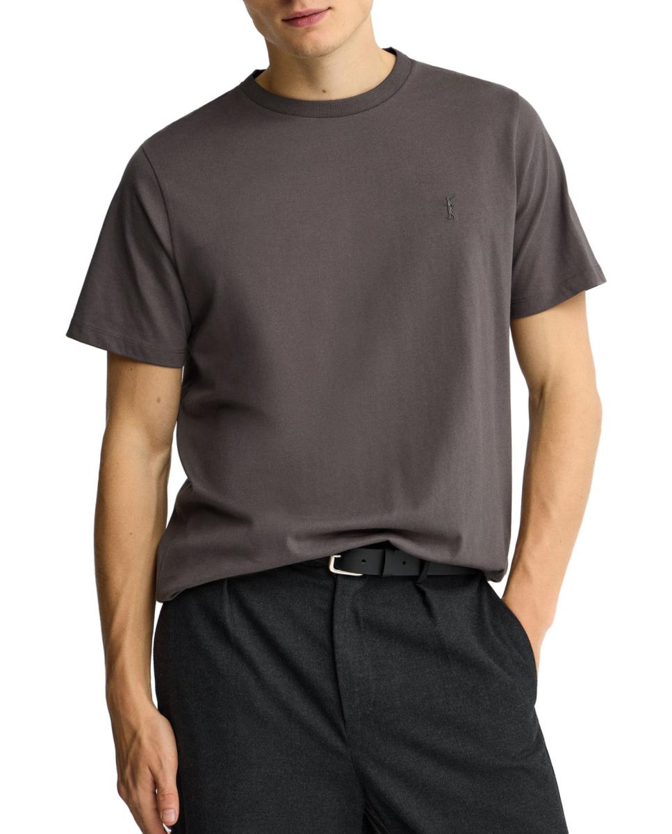 Imagen 0 de Camiseta de hombre de corte regular con cuello redondo y manga corta