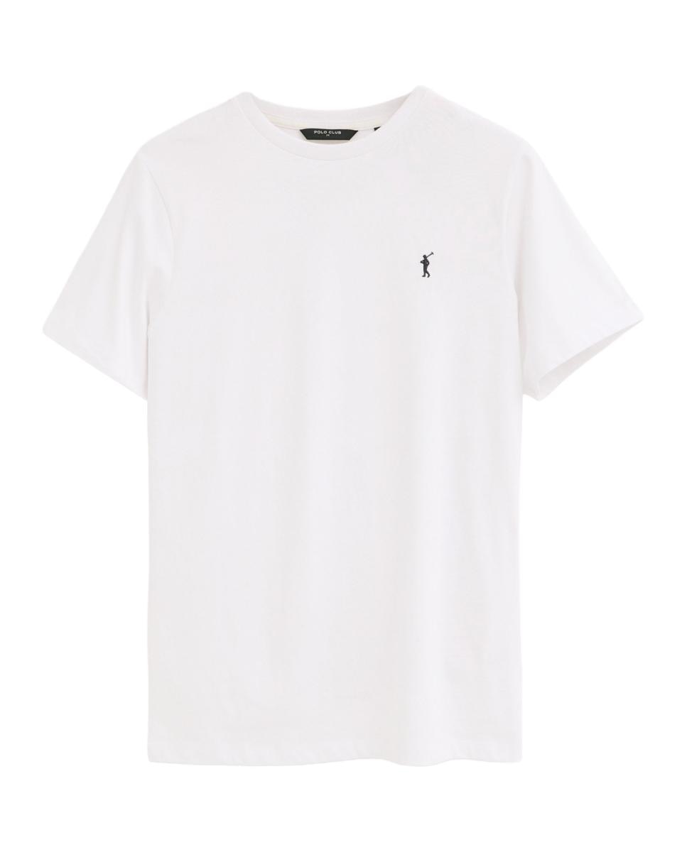 Imagen 0 de Camiseta de hombre de corte regular con cuello redondo y manga corta