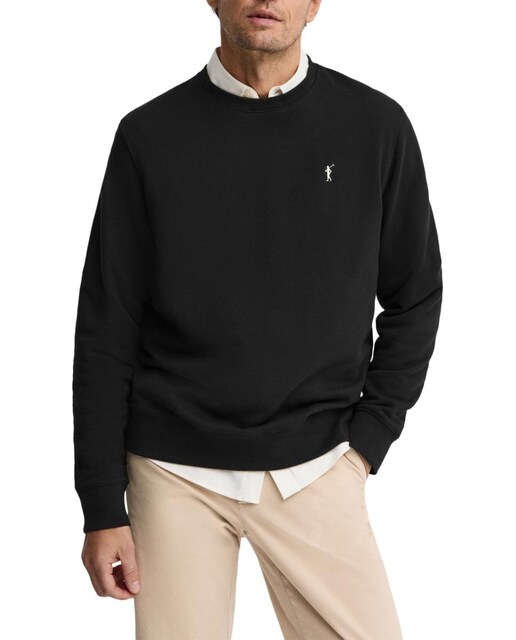 Imagen 0 de Sudadera de hombre de manga larga, cuello redondo y corte relajado