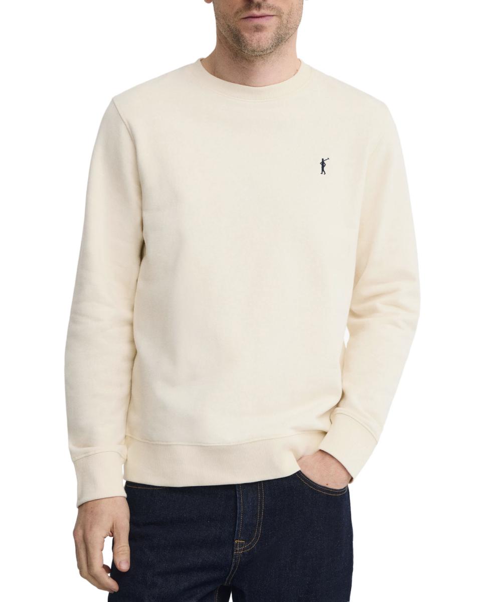 Imagen 0 de Sudadera de hombre de manga larga, cuello redondo y corte relajado