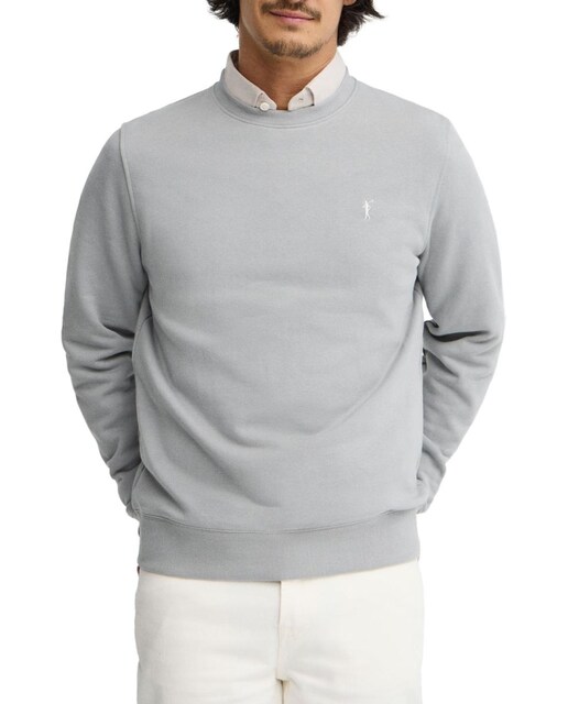 Imagen 0 de Sudadera de hombre de manga larga, cuello redondo y corte relajado