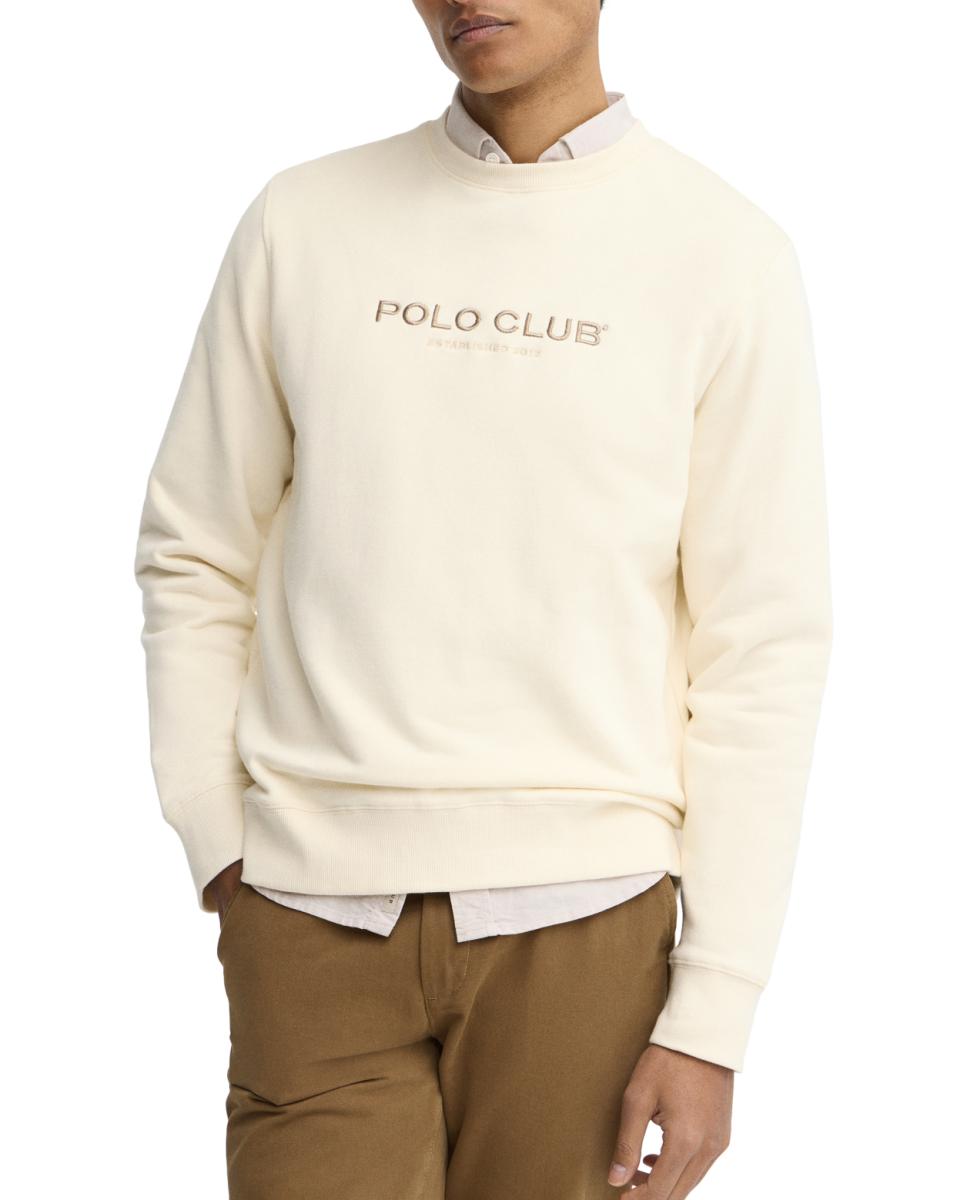 Imagen 0 de Sudadera de hombre de manga larga y cuello redondo, con diseño gráfico bordado