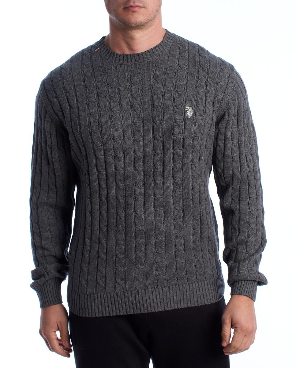 Imagen 0 de Jersey de Punto Trenzado Hombre Cuello Redondo US40173042