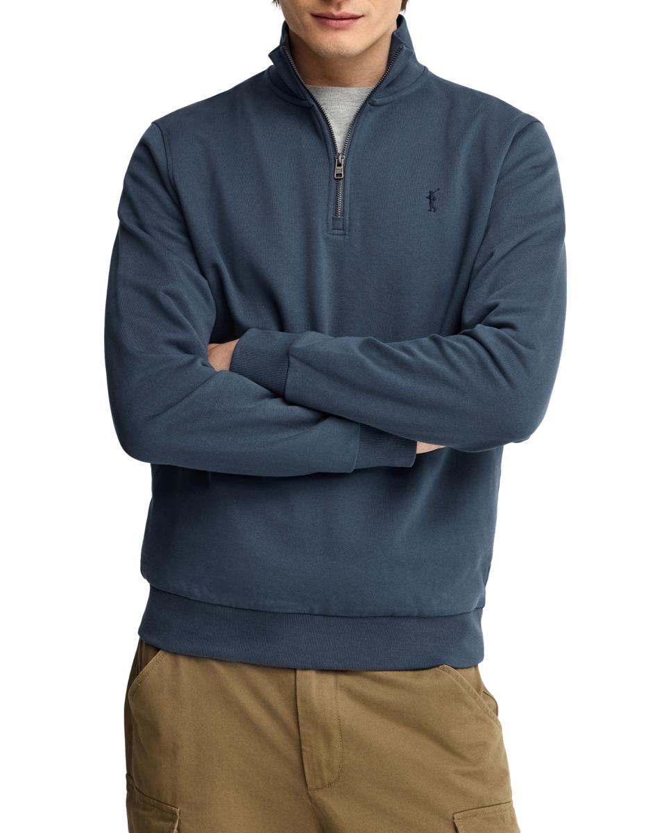 Imagen 0 de Sudadera de hombre de corte relajado con cuello alto y manga larga