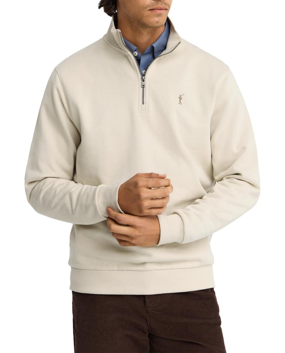 Imagen 0 de Sudadera de hombre de corte relajado con cuello alto y manga larga