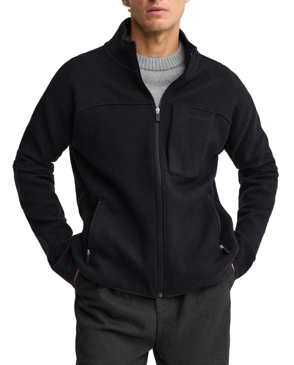 Imagen 0 de Sudadera de hombre de corte regular con cuello alto y manga larga