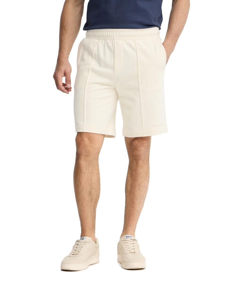 Imagen 0 de Bermuda jogger para hombre confeccionada en algodón, con cinturilla elástica y bolsillos laterales