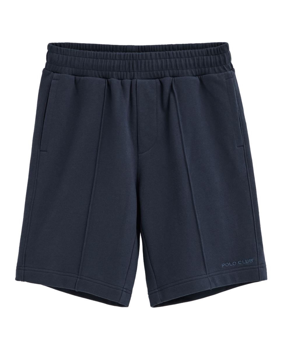 Imagen 0 de Bermuda jogger para hombre confeccionada en algodón, con cinturilla elástica y bolsillos laterales