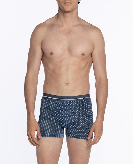 Imagen 0 de Boxer de hombre de microfibra y estampado minimalista