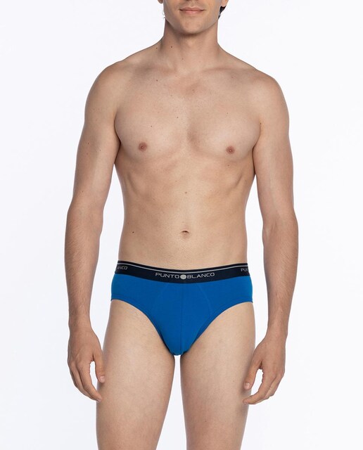 Imagen 0 de Slips de hombre de algodón y elástico