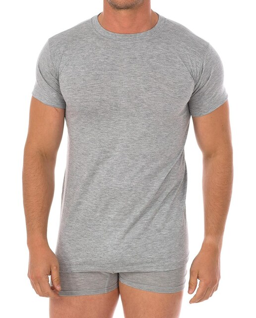 Imagen 0 de Camiseta Interior Hombre Manga Corta de Algodón Q1003