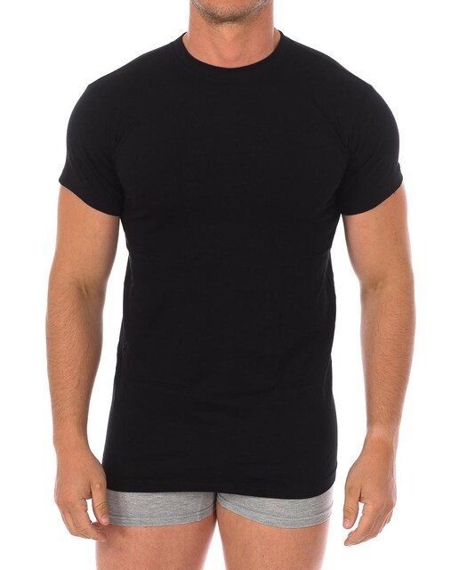 Imagen 0 de Camiseta Interior Hombre Manga Corta de Algodón Q1003