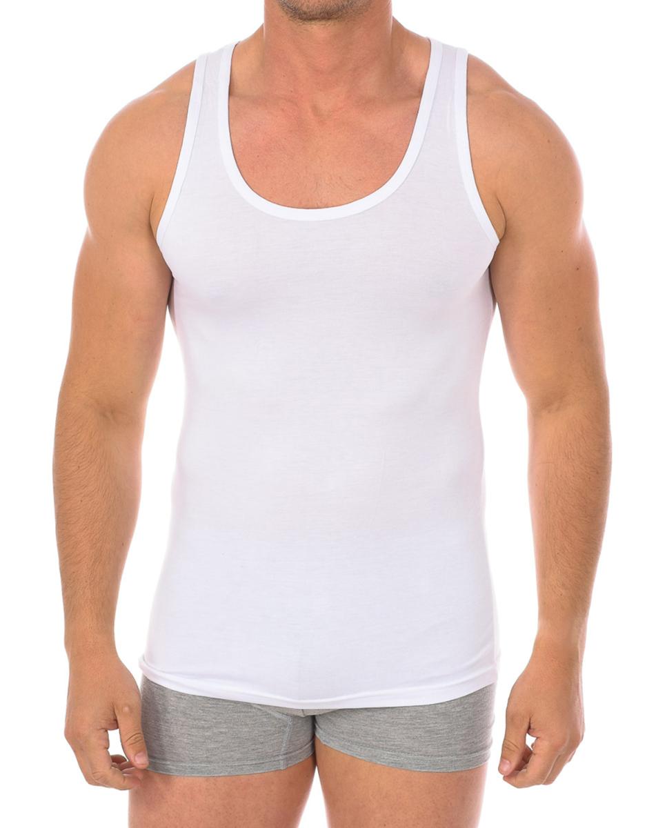 Imagen 0 de Camiseta Interior Hombre Sin Mangas de Bambú Q600