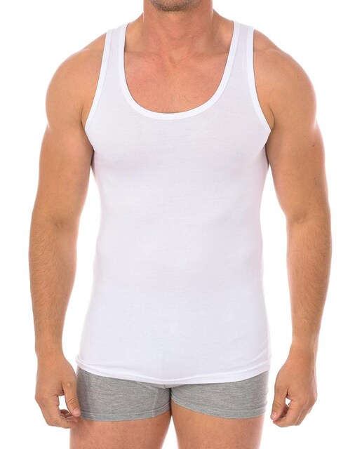 Imagen 0 de Camiseta Interior Hombre Sin Mangas de Bambú Q600